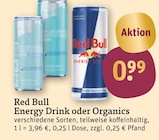 Aktuelles Energy Drink oder Organics Angebot bei tegut in Ingolstadt ab 0,99 €