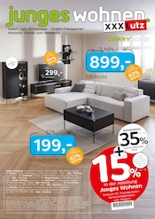 Aktueller XXXLutz Möbelhäuser Prospekt mit Sideboard, "junges wohnen", Seite 1