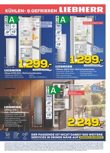 Kühlschrank im EURONICS EGN Prospekt "LIEBHERR. GENAU RICHTIG. FRISCHE OHNE KOMPROMISSE." mit 6 Seiten (Peine)