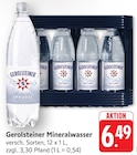 Mineralwasser von Gerolsteiner im aktuellen EDEKA Prospekt für 6,49 €