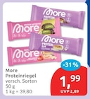 Proteinriegel von More im aktuellen budni Prospekt
