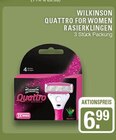 Quattro for Women Rasierklingen Angebote von Wilkinson bei EDEKA Haltern am See für 6,99 €