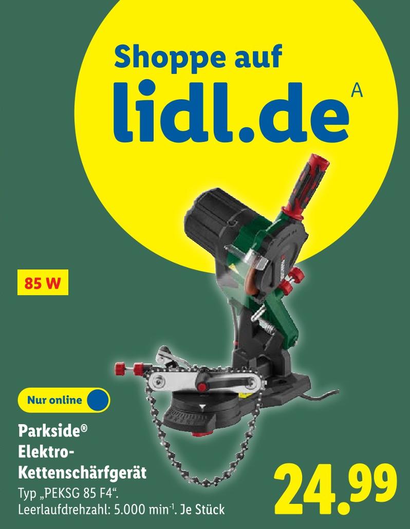 Elektro-Kettenschärfgerät