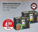 Katzennahrung nass im Angebot bei V-Markt in Kempten Katzennahrung nass Angebote von Sheba bei V-Markt Kempten für 4,99 €