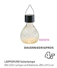Gartenbeleuchtung im JYSK Prospekt LAPPSPURV Solarlampe im aktuellen JYSK Prospekt für 4,00 €