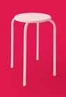 Tabouret empilable 30xH45cm en acier carbone - Monoprix Marseille République à Marseille Tabouret empilable 30xH45cm en acier carbone en promo chez Monoprix Marseille République Marseille à 6,00 €