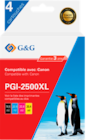 PGI-2500XL Pack de 4 cartouches d'encre compatibles - Canon en promo chez Bureau Vallée Nîmes à 54,99 €