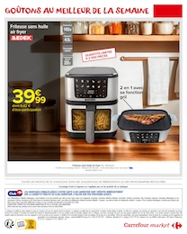 Prix et réduction Friteuse dans le prospectus Carrefour Market en cours Offre Friteuse dans le catalogue Carrefour Market du moment à la page 2