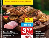 Schweine-Rücken Angebote bei Netto Marken-Discount Halle für 3,99 €