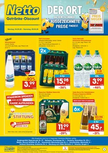 Netto Marken-Discount Prospekt DER ORT, AN DEM DU IMMER AUSGEZEICHNETE PREISE FINDEST. mit 2 Seiten
