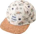 Basecap mit Dinosaurier-Muster, weiß & beige, Gr. 54/55 bei dm-drogerie markt im Erlenhof Prospekt für 6,90 €