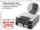 Waffelautomat WM-132235 Angebote von Emerio bei GLOBUS Hofheim für 29,99 €