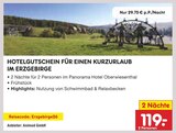 Hotelgutschein für einen Kurzurlaub im Erzgebirge von Animod GmbH im aktuellen Netto Marken-Discount Prospekt