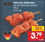 Hähnchen-Grillfackeln Angebote bei Netto Marken-Discount Freiburg für 3,79 €