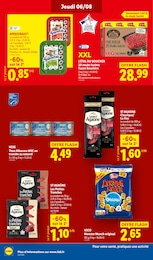 Prix et réduction Gâteaux apéritifs dans le prospectus Lidl en cours Offre Gâteaux apéritifs dans le catalogue Lidl du moment à la page 18