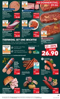 Rindfleisch im Kaufland Prospekt "Aktuelle Angebote" mit 58 Seiten (Chemnitz)