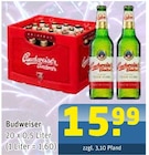 Bier Angebote von Budweiser bei Getränke Arena Bochum für 15,99 €