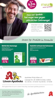 Aktueller mea - meine apotheke Prospekt "Unsere November-Angebote" Aktueller mea - meine apotheke Prospekt