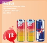 Energy Drink Original oder Edition im Angebot bei Getränke Hoffmann in Bayreuth Energy Drink Original oder Edition Angebote von Red Bull bei Getränke Hoffmann Bayreuth für 1,19 €