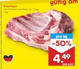 Dicke Rippe Angebote bei Netto Marken-Discount Herten für 4,49 €