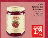 Naturrein Wild Preiselbeeren im Angebot bei Marktkauf in Nürnberg Naturrein Wild Preiselbeeren Angebote von d'arbo bei Marktkauf Nürnberg für 2,99 €