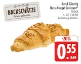 Nuss-Nougat Croissant im Angebot bei EDEKA in Leipzig Nuss-Nougat Croissant Angebote von Backschätze bei EDEKA Leipzig für 0,55 €