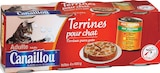 Terrines pour chat adulte aux viandes et aux légumes - CANAILLOU dans le catalogue Intermarché Hyper