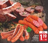 Aktuelles Knacker roh zart geräuchert Angebot bei EDEKA in Leipzig ab 1,19 €