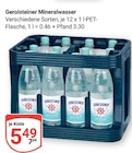 Mineralwasser im Angebot bei GLOBUS in Wiesbaden Mineralwasser Angebote von Gerolsteiner bei GLOBUS Wiesbaden für 5,49 €