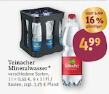 Mineralwasser Angebote von Teinacher bei tegut Stuttgart für 4,99 €