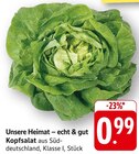 Aktuelles Kopfsalat Angebot bei E center in Mannheim ab 0,99 €