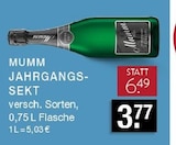 Jahrgangs-Sekt Angebote von Mumm bei EDEKA Bottrop für 3,77 €