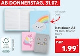 Notizbuch A5 im aktuellen Prospekt bei Kaufland in Rippach