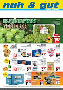Aktueller nah und gut Prospekt (Happurg, 4 Seiten zum blättern nah und gut Prospekt Wir lieben Lebensmittel! mit 4 Seiten