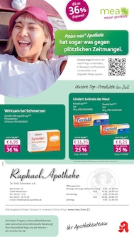 Aktueller mea - meine apotheke Prospekt "Unsere Juli-Angebote" Aktueller mea - meine apotheke Prospekt