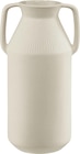 Vase aus Porzellan mit Henkel, offwhite (24,6x12,9x10,4cm) bei dm-drogerie markt im Prospekt "" für 12,95 €