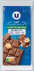 Chocolat lait et noisettes entières - U en promo chez U Express Carpentras à 2,23 €