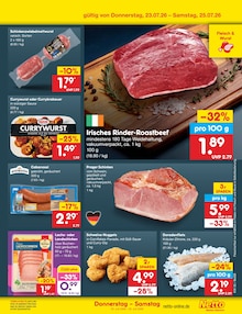 Currywurst Angebot im Netto Marken-Discount Prospekt, gültig von 20.07.2026 bis 25.07.2026 Currywurst Angebot im aktuellen Netto Marken-Discount Prospekt auf Seite 60