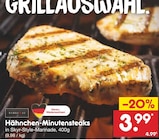 Hähnchen-Minutensteaks bei Netto Marken-Discount im Heiligenstedtenerkamp Prospekt für 3,99 €