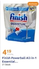 Reinigungsmittel im Action Prospekt Powerball All-in-1 Essential von Finish im aktuellen Action Prospekt für 4,19 €
