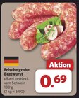 Aktuelle Bratwurst Angebote bei combi in Osnabrück Aktuelles Frische grobe Bratwurst Angebot bei combi in Osnabrück ab 0,69 €