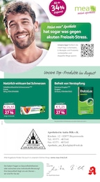 Apotheken Prospekt von mea - meine apotheke in Wittichenau Aktueller mea - meine apotheke Apotheken Prospekt für Wittichenau: Unsere August-Angebote mit 4} Seiten, 01.08.2026 - 31.08.2026