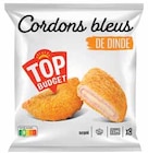 Cordons bleus de dinde surgelés - TOP BUDGET en promo chez Intermarché Niort à 4,10 €