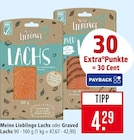 Lachs oder Graved Lachs 90 - 100 g Angebote von Meine Lieblinge bei Marktkauf Kirchheim für 4,29 €