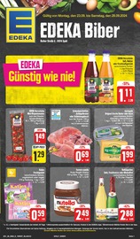 Aktueller EDEKA Supermarkt Prospekt in Spalt und Umgebung, "Wir lieben Lebensmittel!" mit 24 Seiten, 23.09.2024 - 28.09.2024