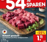 Netto Marken-Discount - Gulasch gemischt Angebot im Prospekt Gulasch gemischt bei Netto Marken-Discount im Prospekt "" für 1,11 €