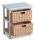 Natura chevet 2 tiroirs en promo chez But Natura chevet 2 tiroirs dans le catalogue But