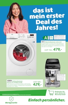 Waschmaschine im EP: Prospekt "Top-Technik zum Start ins neue Jahr." mit 12 Seiten (Ratingen)
