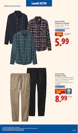 Prix et réduction Chemise Homme dans le prospectus Lidl en cours Offre Chemise Homme dans le catalogue Lidl du moment à la page 61