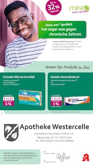 Aktueller mea - meine apotheke Prospekt "Unsere Juni-Angebote" für Celle Aktueller mea - meine apotheke Prospekt für Celle mit Seiten